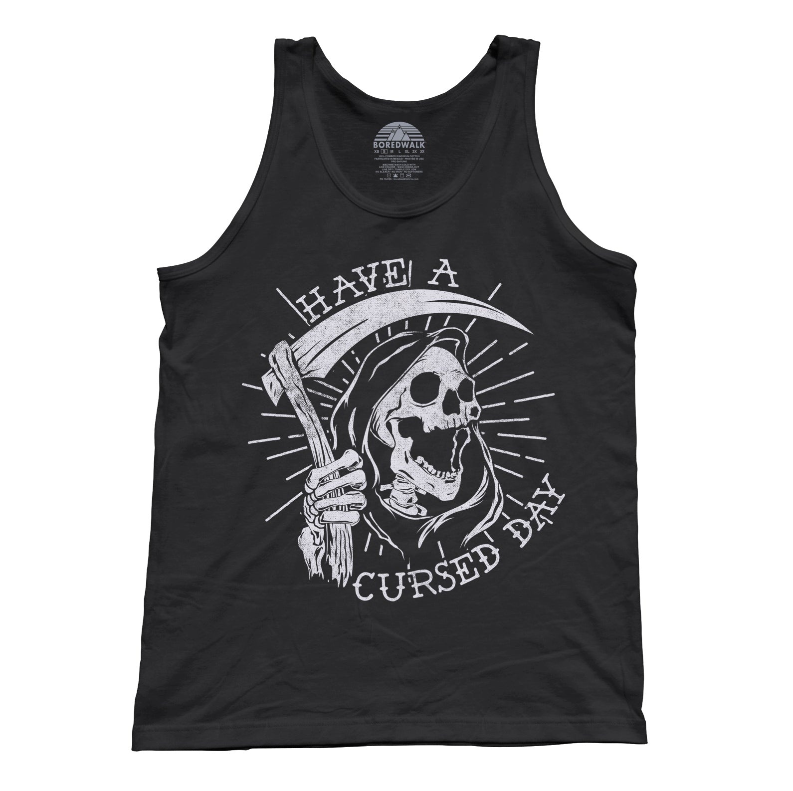 Unisex Have a Cursed Day Tank Top