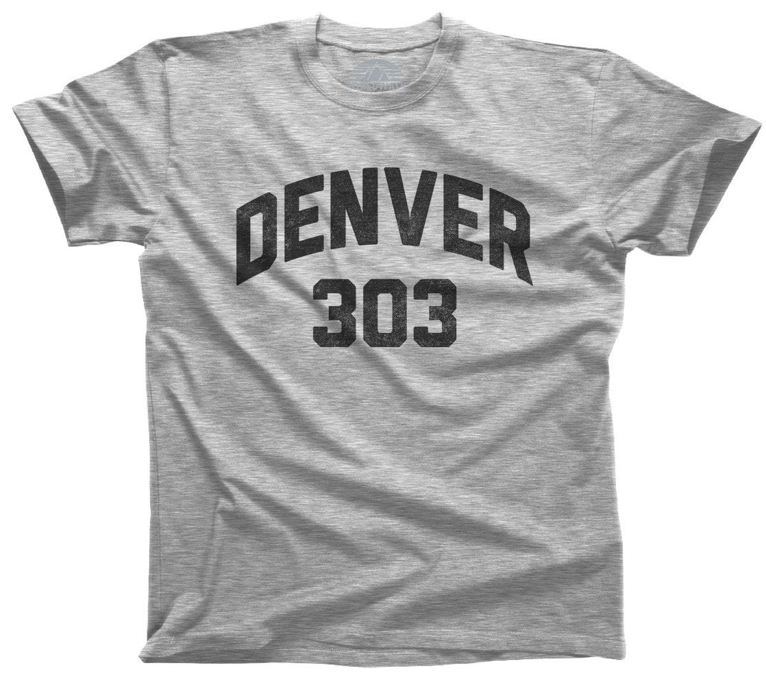 Men's Denver 303 Area Code T-Shirt
