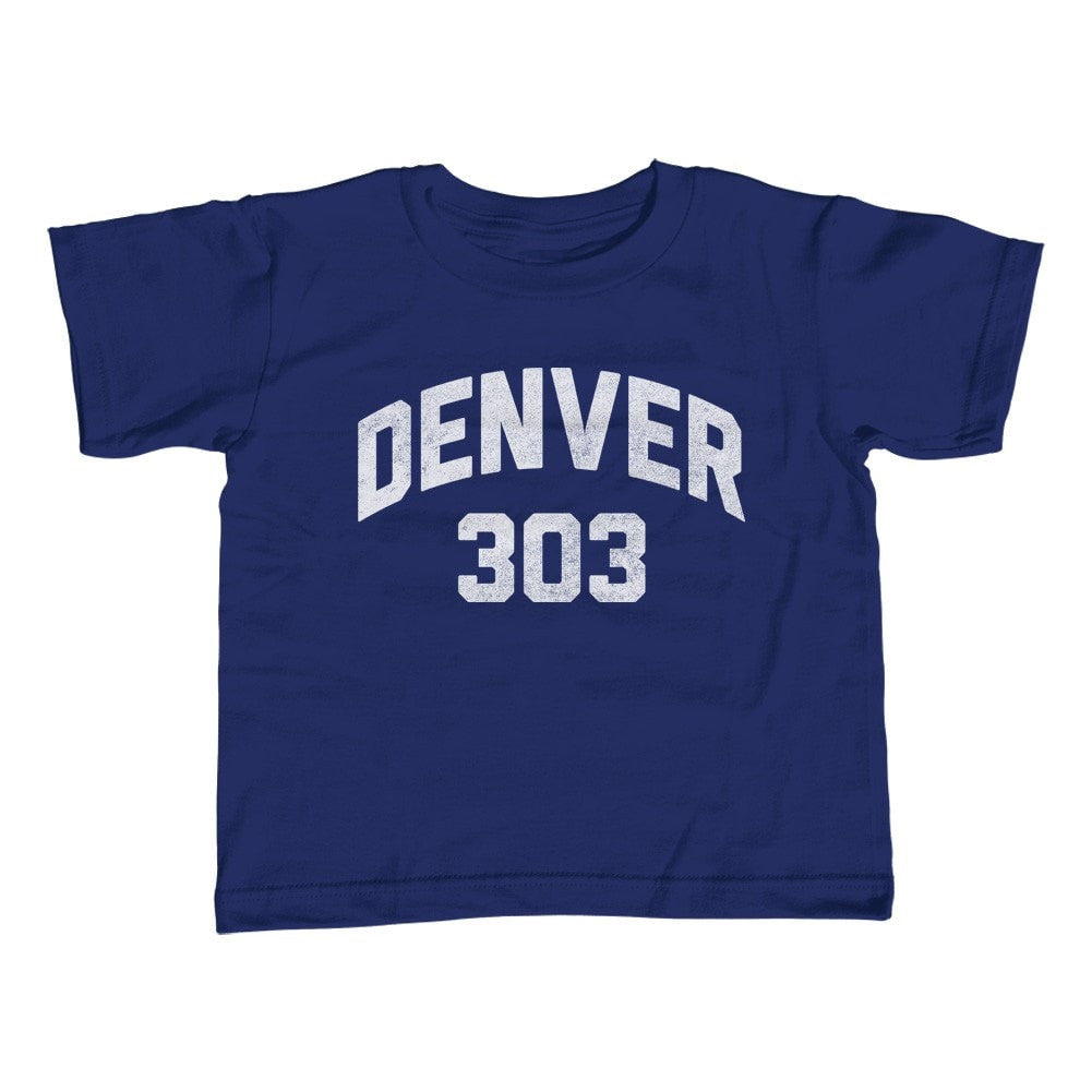 Boy's Denver 303 Area Code T-Shirt