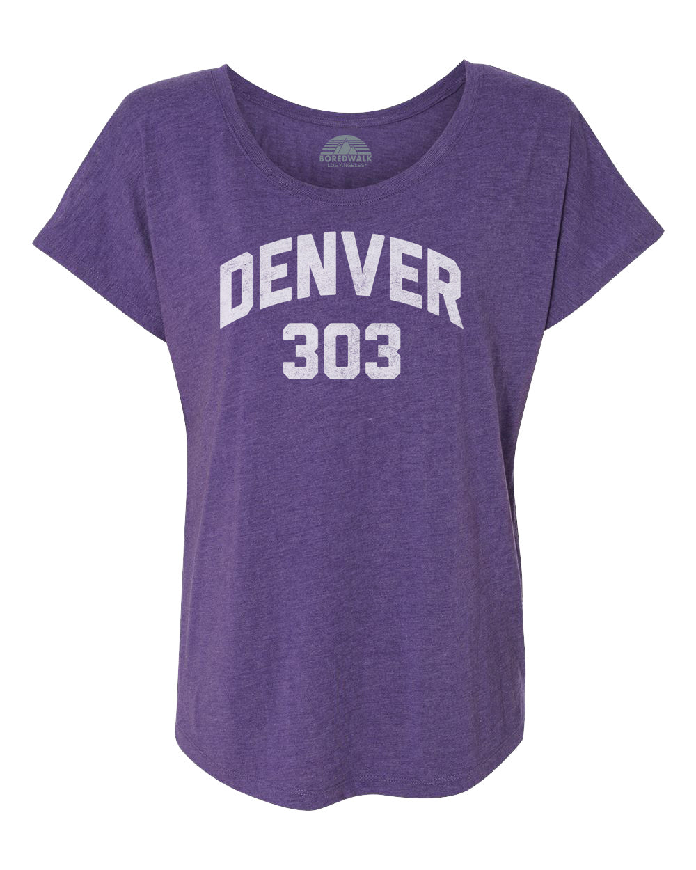 Women's Denver 303 Area Code Scoop Neck T-Shirt