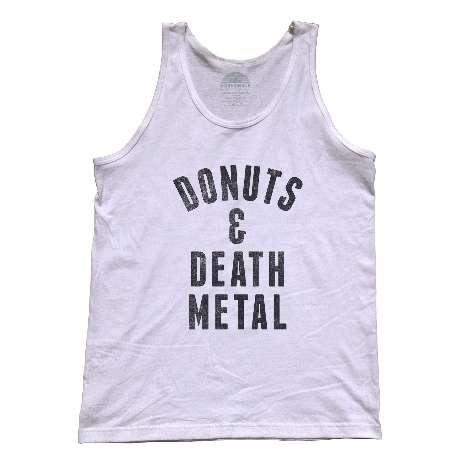 Unisex Donuts and Death Metal Tank Top