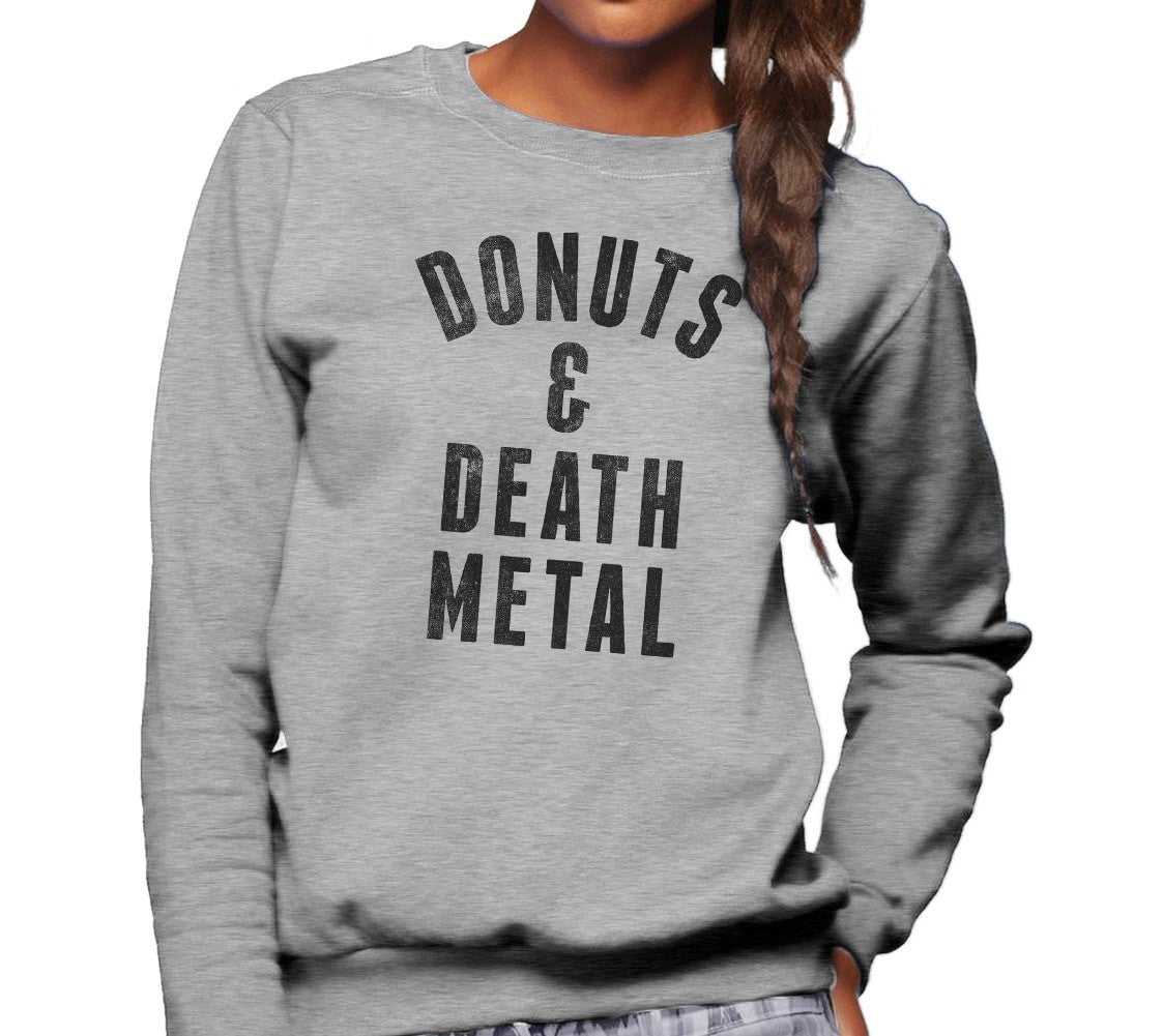 Unisex Donuts and Death Metal Sweatshirt