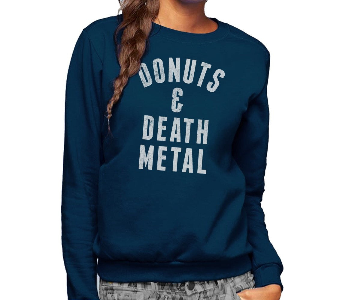 Unisex Donuts and Death Metal Sweatshirt