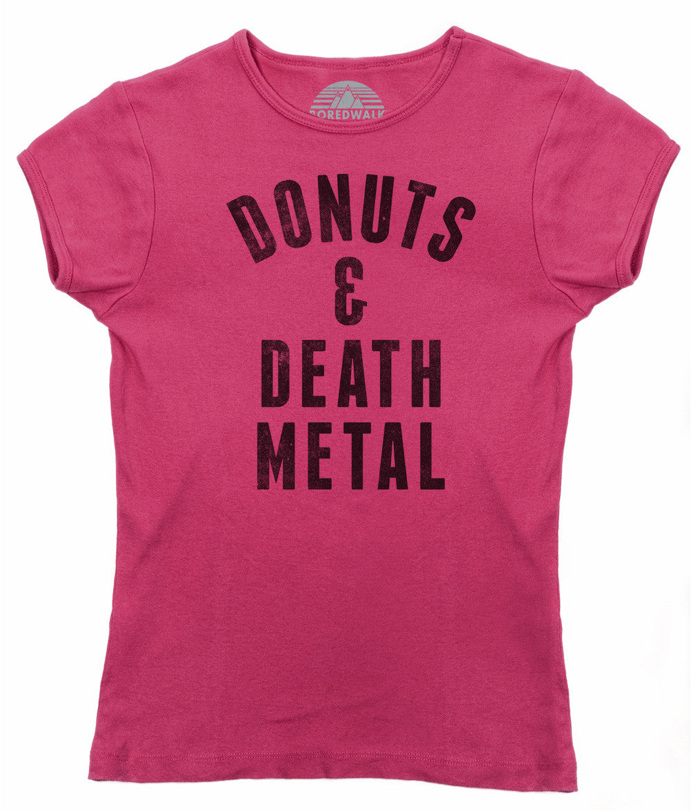 Women's Donuts and Death Metal T-Shirt