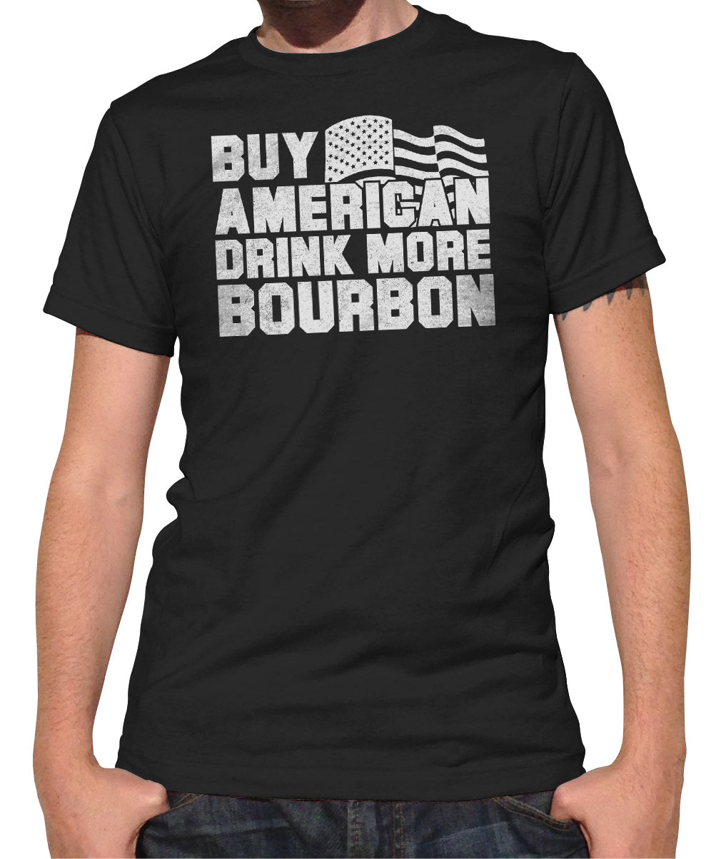 Men's Buy American Drink More Bourbon T-Shirt