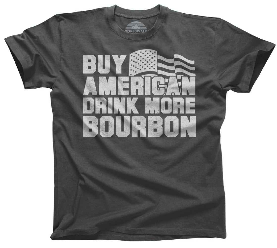 Men's Buy American Drink More Bourbon T-Shirt