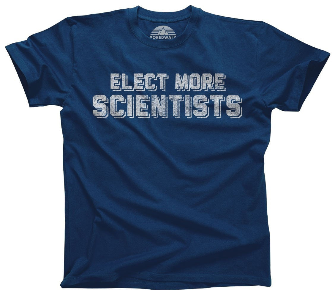Men's Elect More Scientists T-Shirt Science TShirt