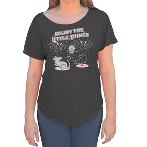 Women's Enjoy The Little Things Scoop Neck T-Shirt