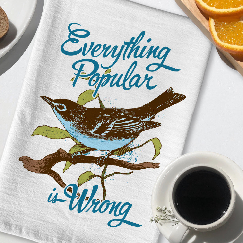 Everything Popular is Wrong Bird Messenger Bag - Boredwalk