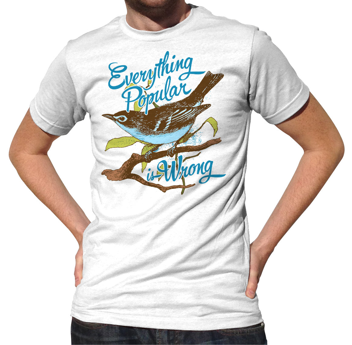 Men's Everything Popular is Wrong Bird T-Shirt