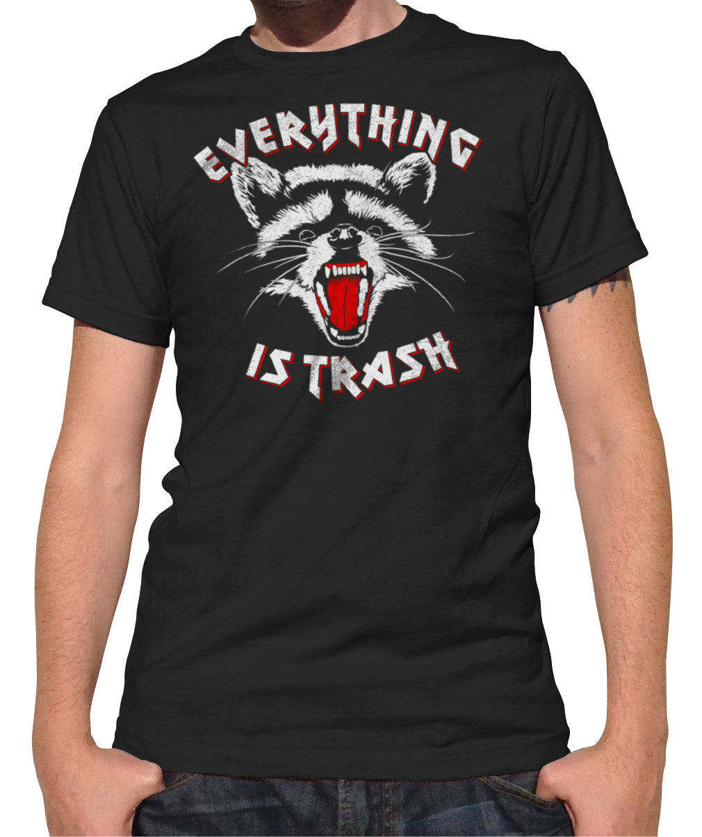 Men's Everything is Trash Raccoon T-Shirt Boredwalk