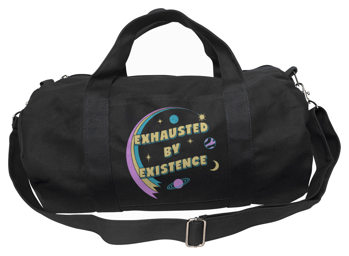 Exhausted By Existence Duffel Bag