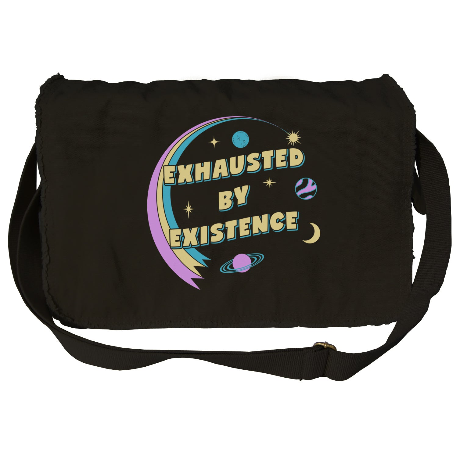 Exhausted By Existence Messenger Bag