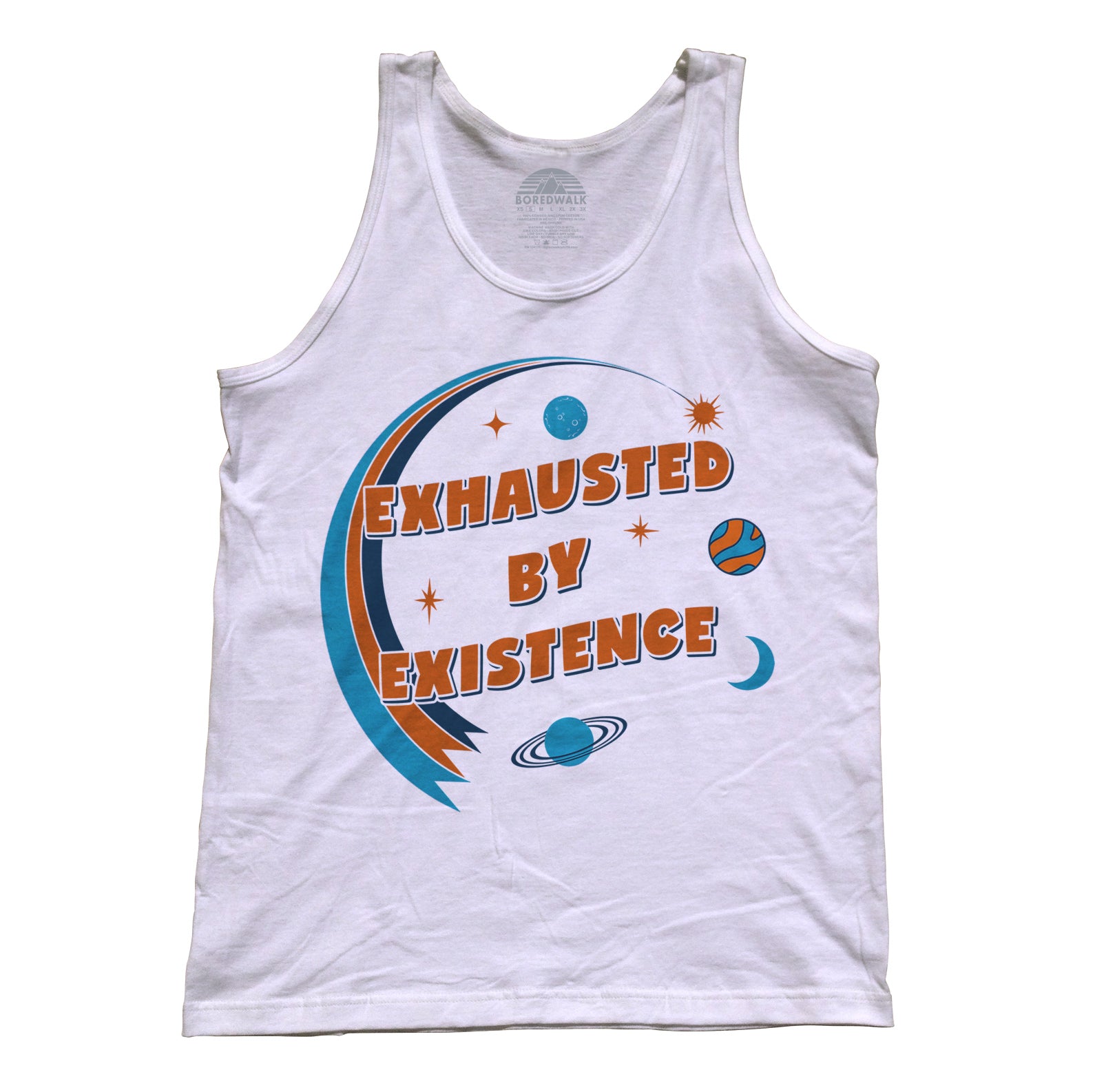 Unisex Exhausted By Existence Tank Top