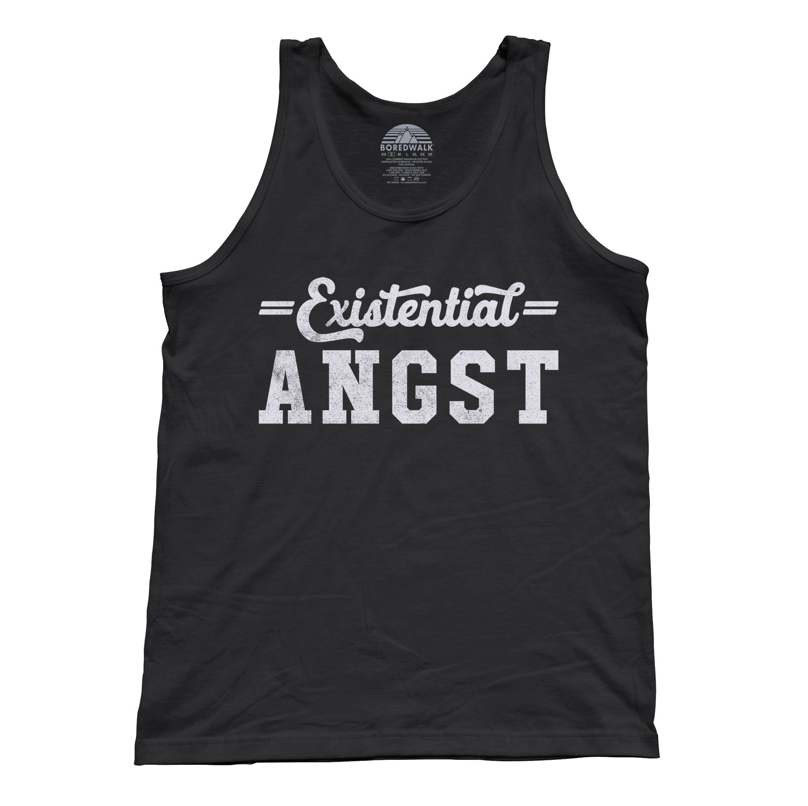 Unisex Existential Angst Tank Top - Funny Existentialism Shirt