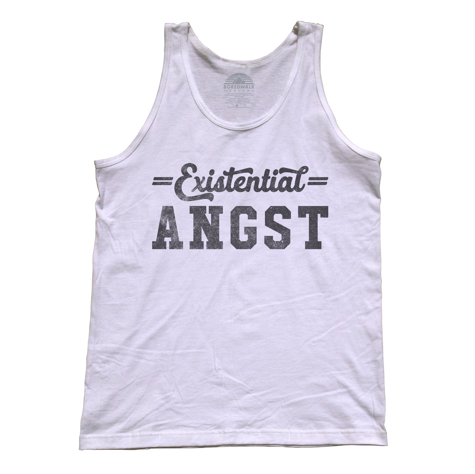 Unisex Existential Angst Tank Top - Funny Existentialism Shirt
