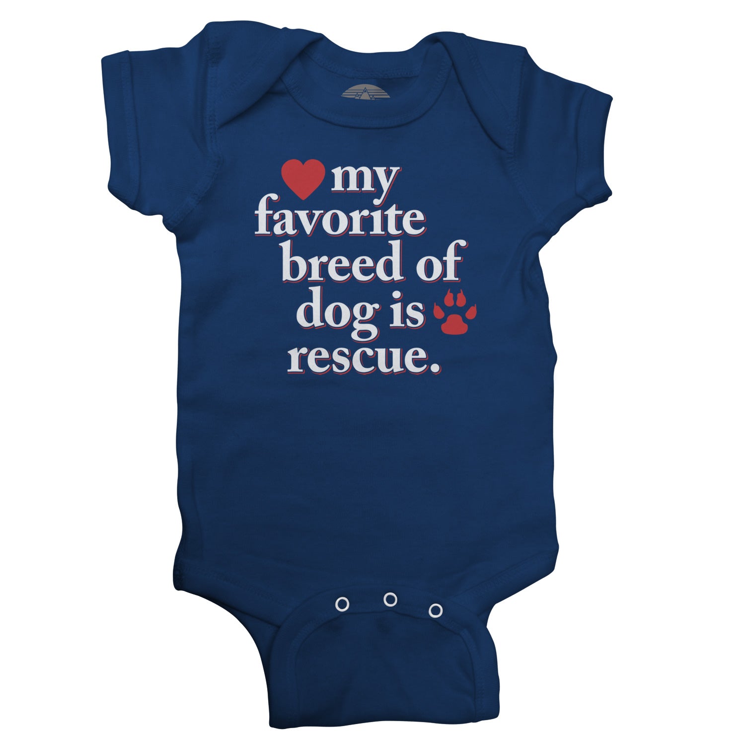 My Favorite Breed Of Dog Is Rescue Infant Bodysuit - Unisex Fit