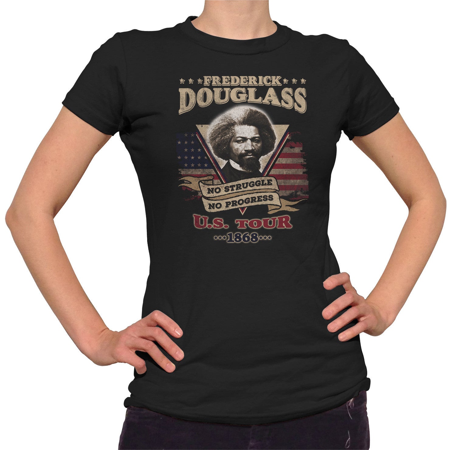 Women's Frederick Douglass USA Tour T-Shirt