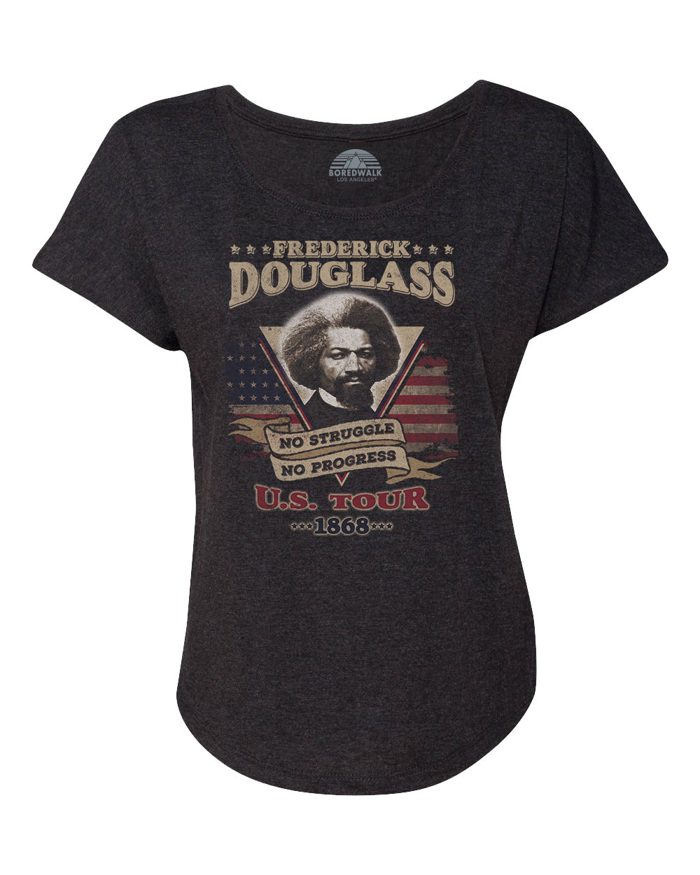 Women's Frederick Douglass USA Tour Scoop Neck T-Shirt