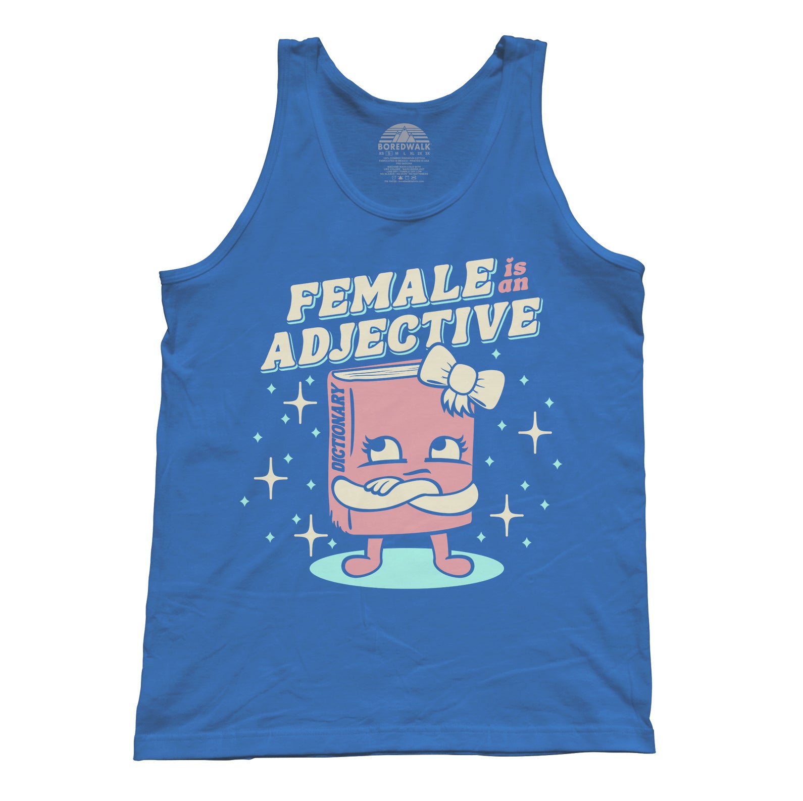 Unisex Female is an Adjective Tank Top