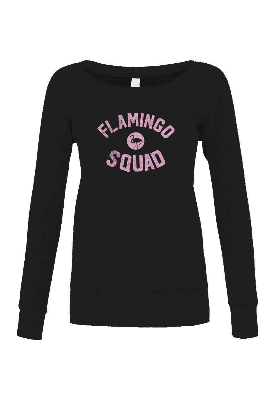 Women's Flamingo Squad Scoop Neck Fleece