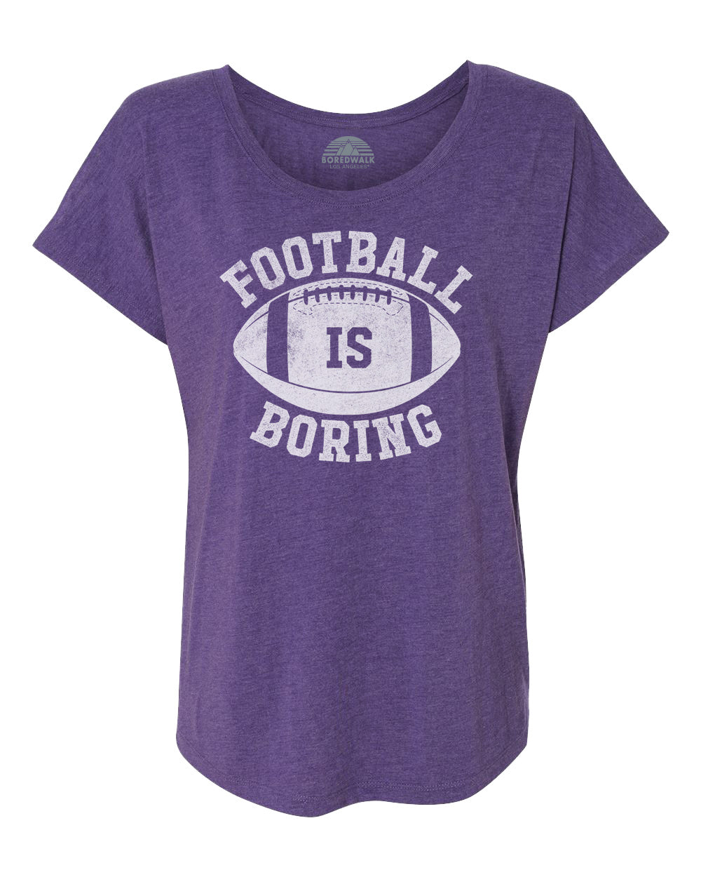 Women's Football is Boring Scoop Neck T-Shirt