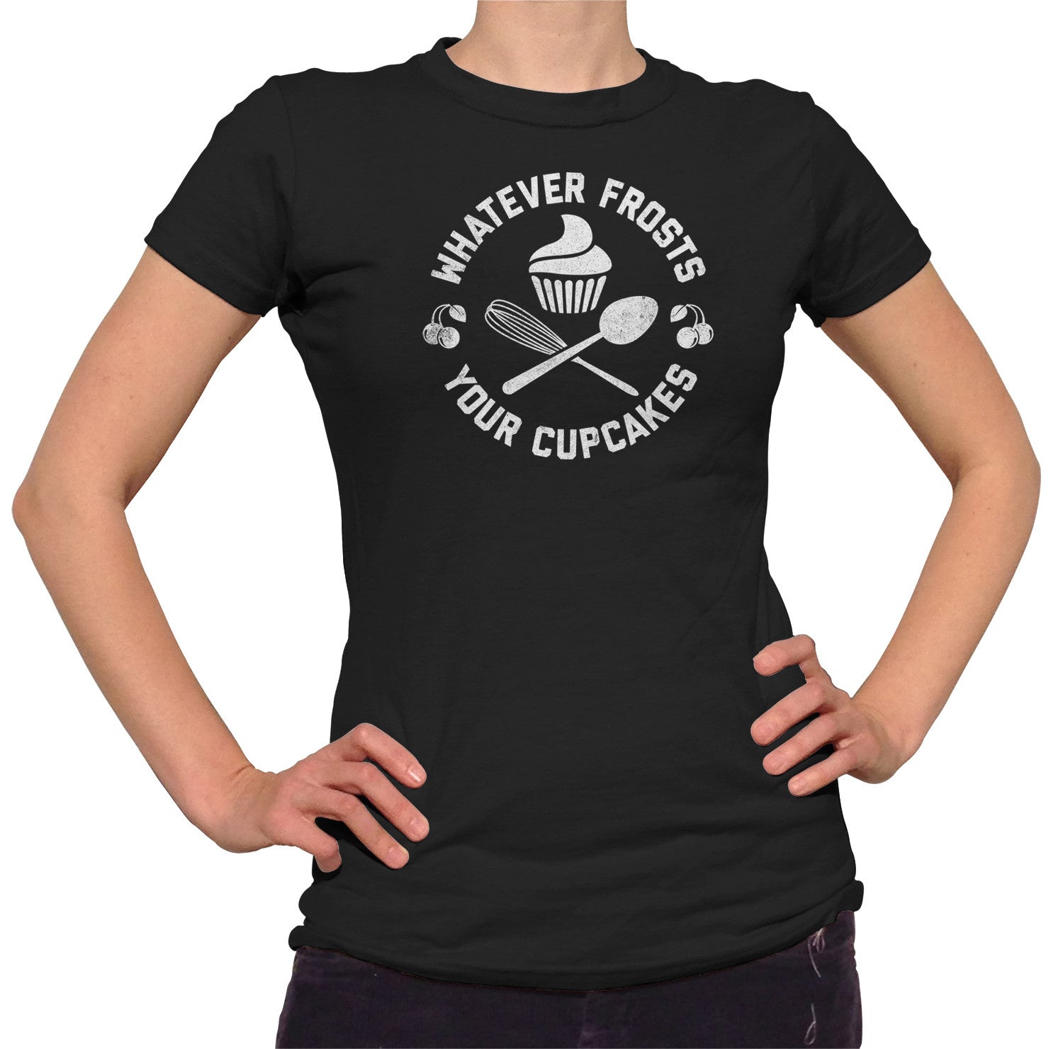 Women's Whatever Frosts Your Cupcakes T-Shirt