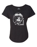 Women's Fuzz Aldrin Scoop Neck T-Shirt