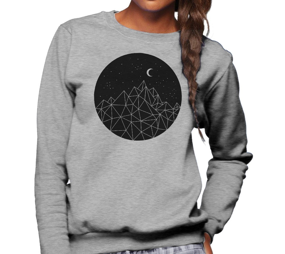 Unisex Geometric Night Sweatshirt