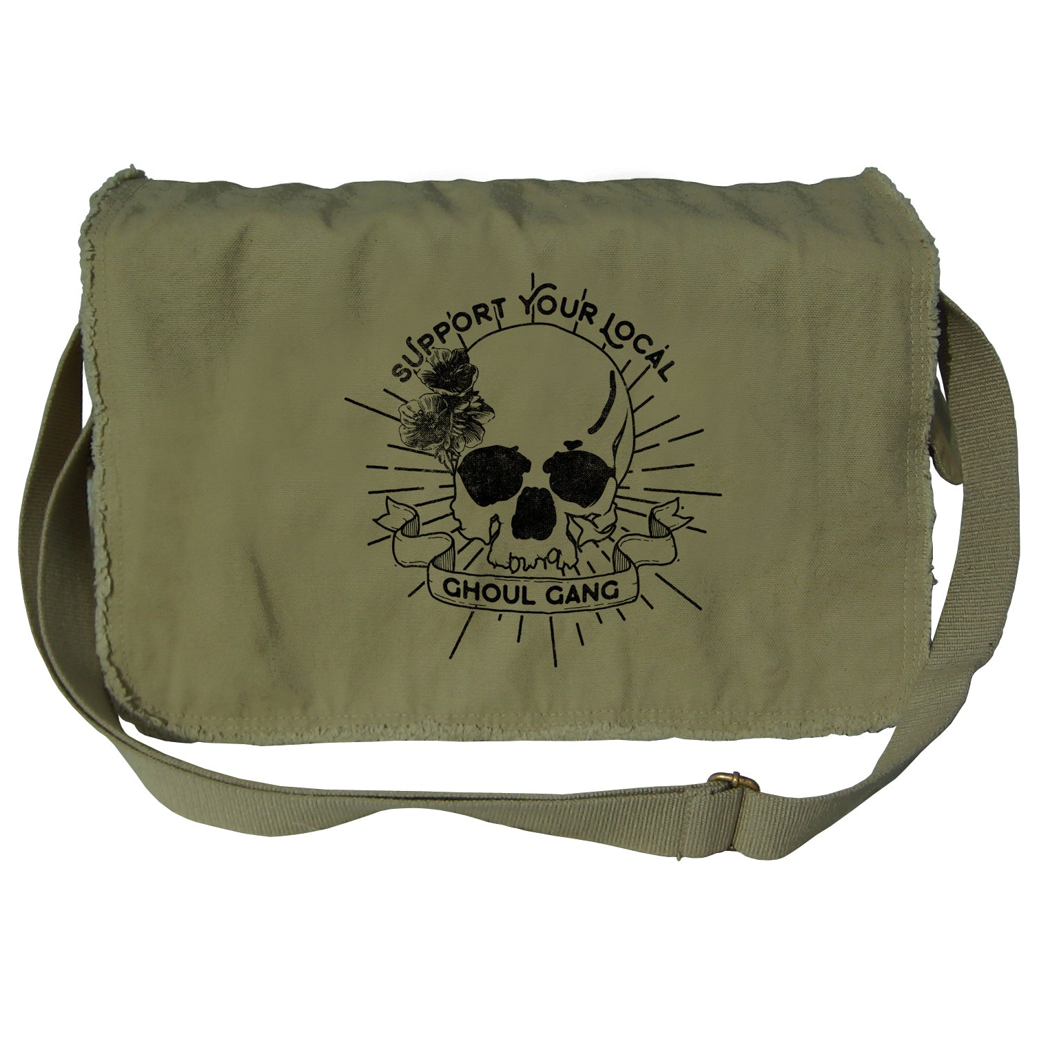 Support Your Local Ghoul Gang Messenger Bag