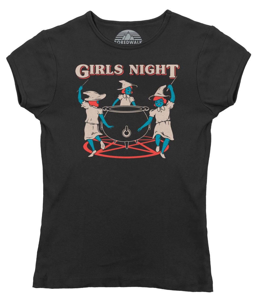 Women's Girls Night Witches T-Shirt