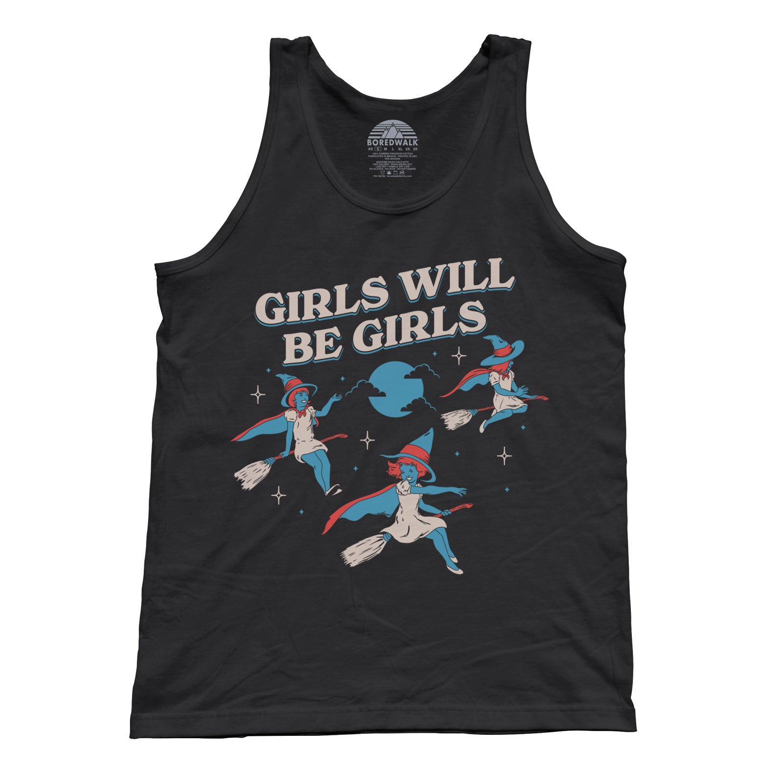 Unisex Girls Will Be Girls Witch Tank Top
