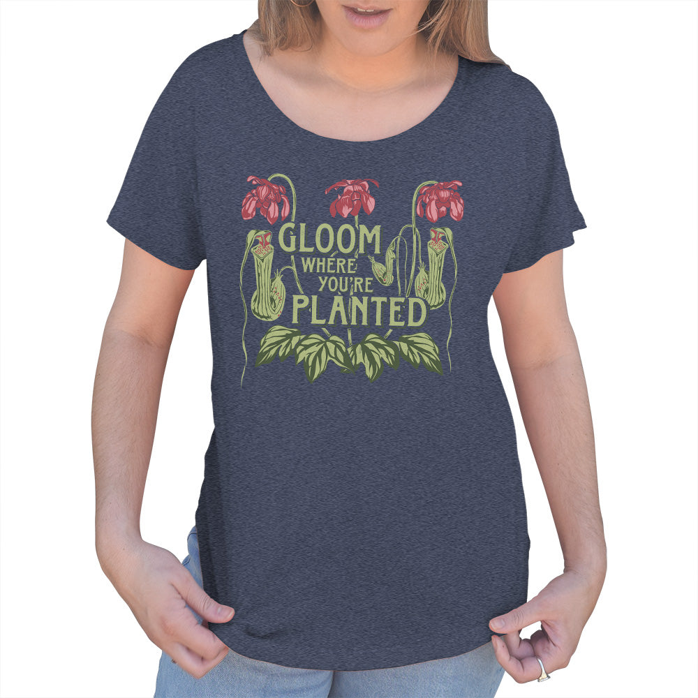 Women's Gloom Where You're Planted Scoop Neck T-Shirt