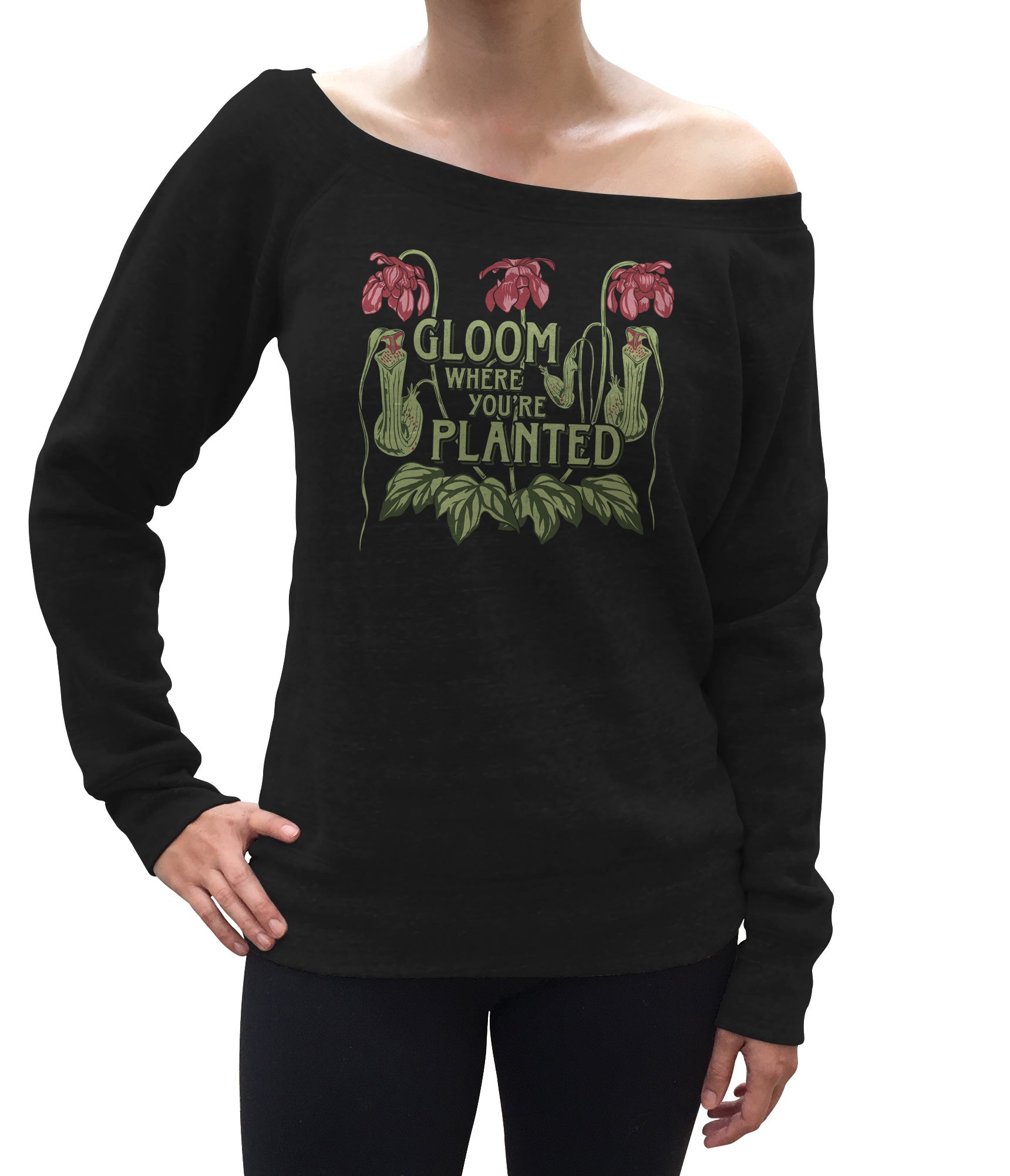 Women's Gloom Where You're Planted Scoop Neck Fleece