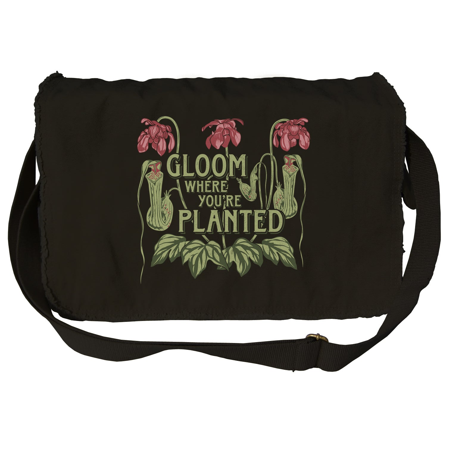 Gloom Where You're Planted Messenger Bag