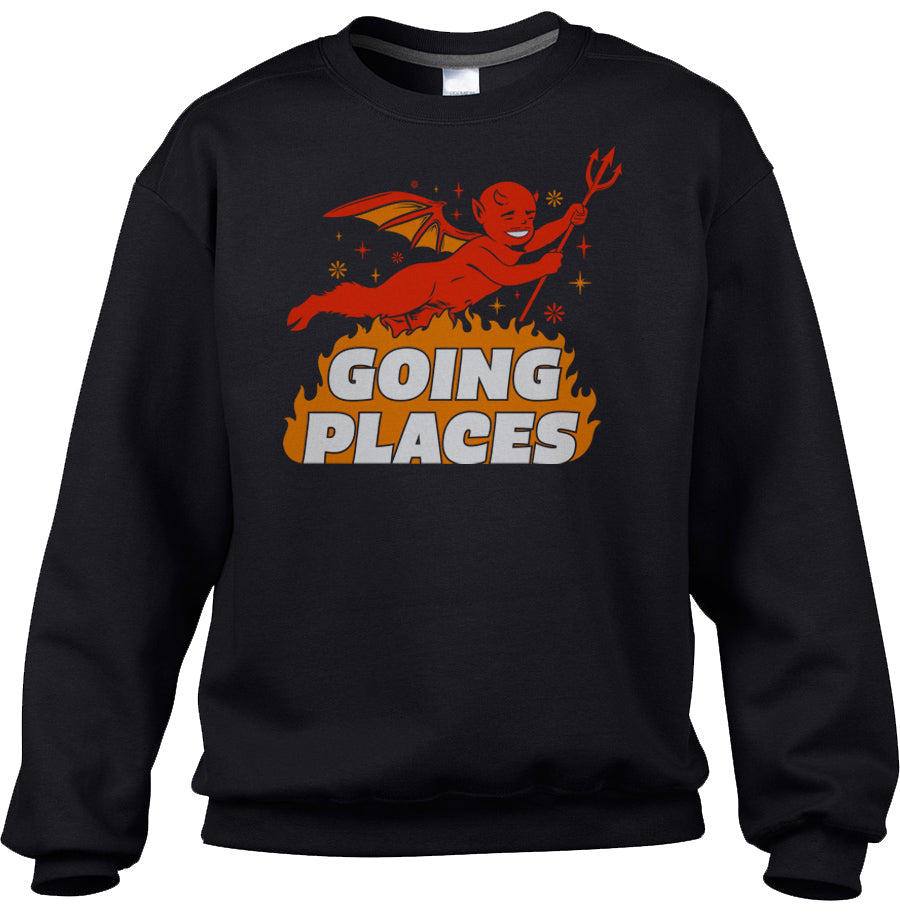 Unisex Going Places Devil Sweatshirt