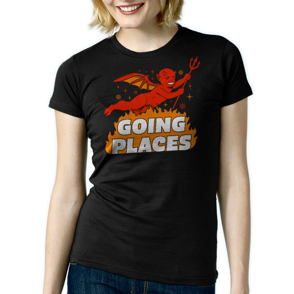 Women's Going Places Devil T-Shirt