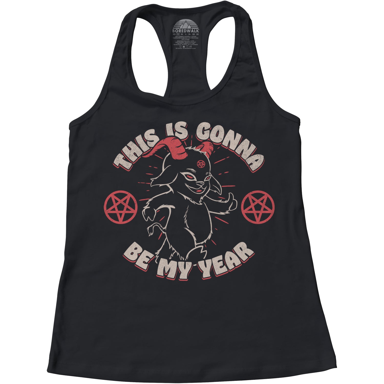 Women's This is Gonna Be My Year Devil Racerback Tank Top