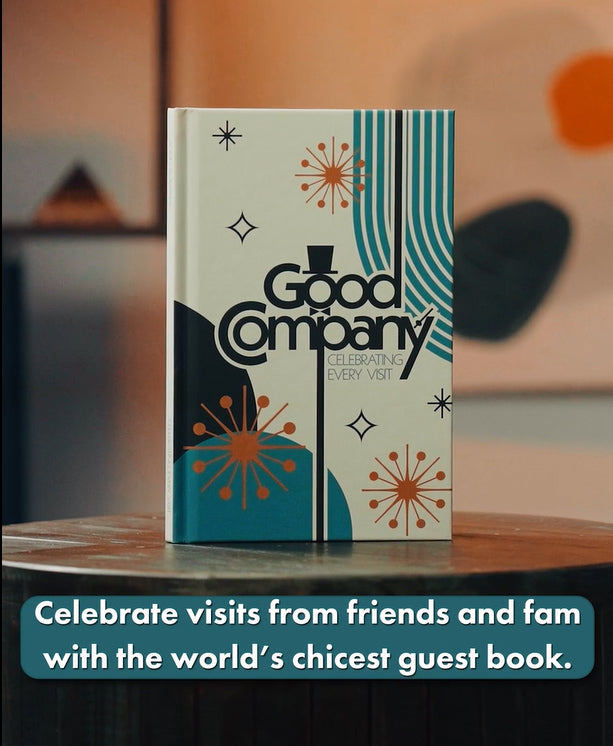 Good Company Guest Book - Celebrating Every Visit - Boredwalk