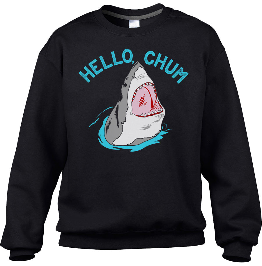 Unisex Hello Chum Shark Sweatshirt