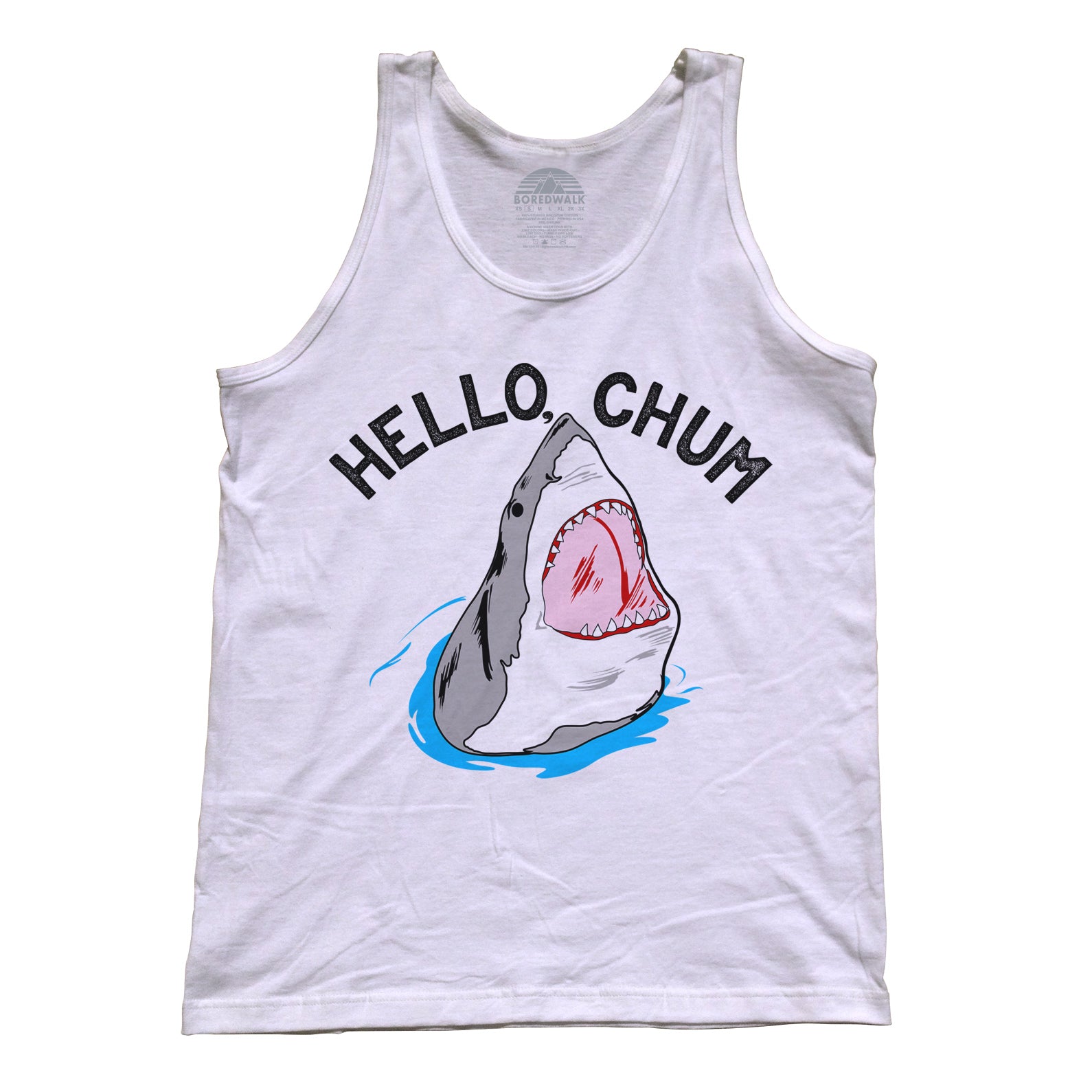 Unisex Hello Chum Shark Tank Top