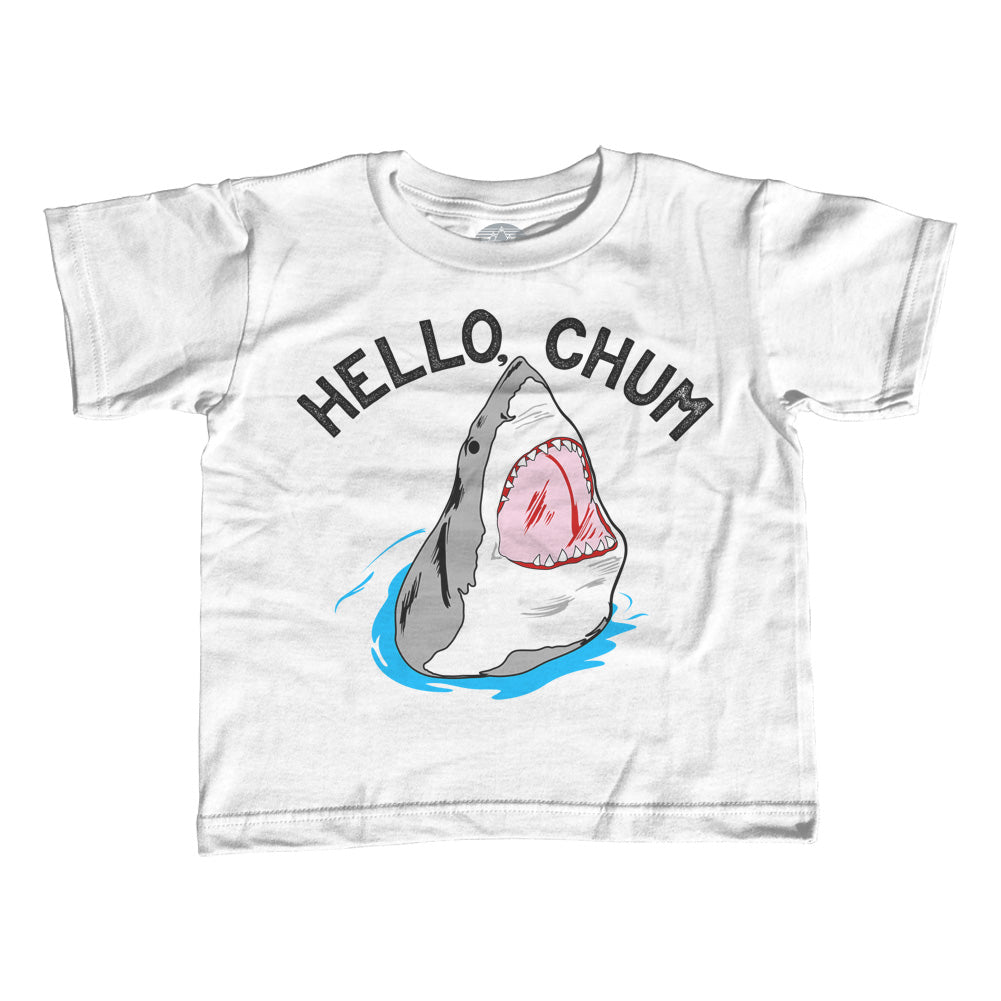 Girl's Hello Chum Shark T-Shirt - Unisex Fit
