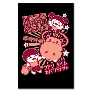 Funtime Hippo Bucket Print - By Ex-Boyfriend