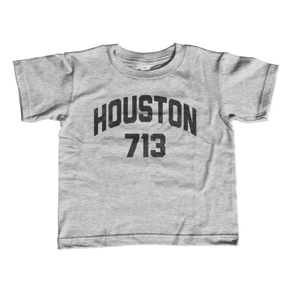 Boy's Houston 713 Area Code T-Shirt