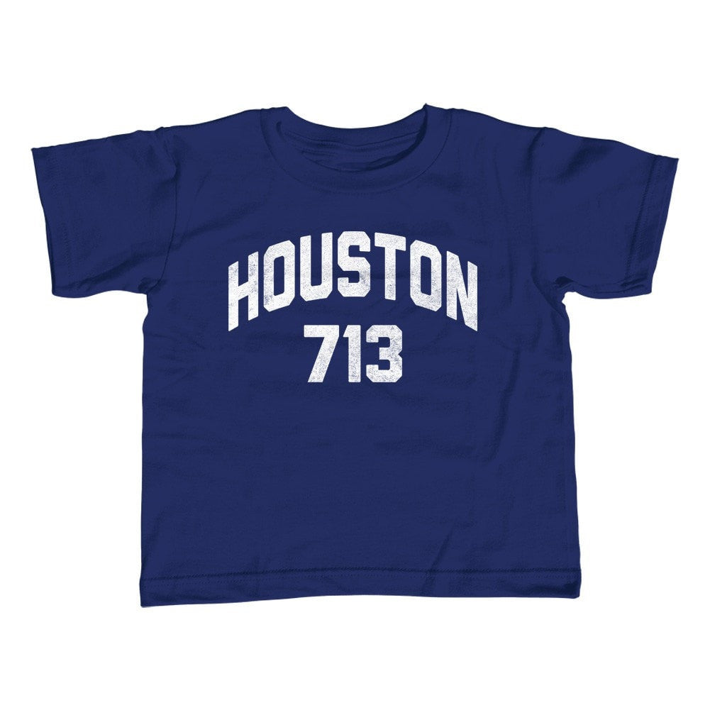 Boy's Houston 713 Area Code T-Shirt