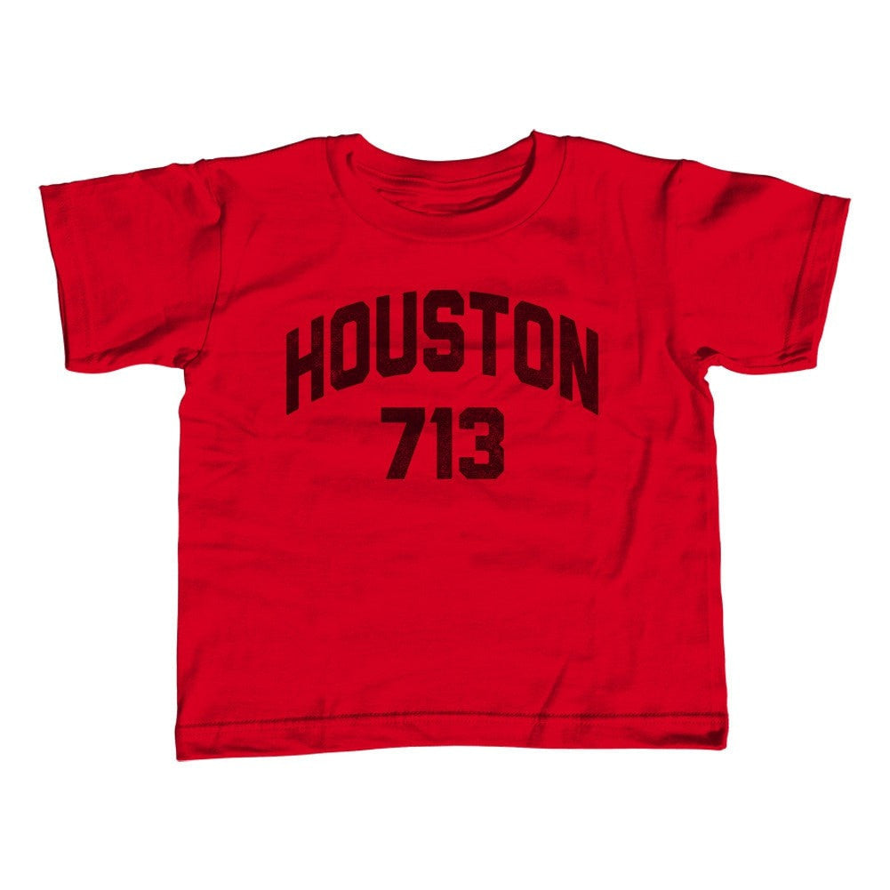 Girl's Houston 713 Area Code T-Shirt - Unisex Fit