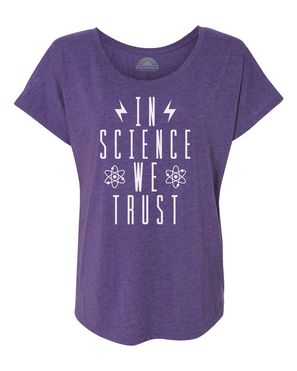 Women's In Science We Trust Scoop Neck T-Shirt