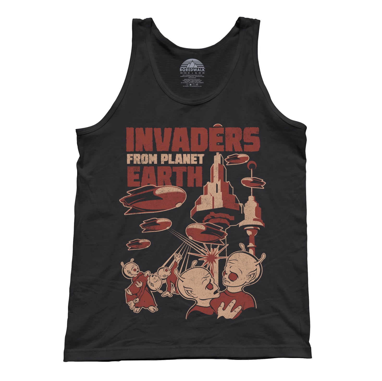Unisex Invaders From Earth Tank Top - By Ex-Boyfriend
