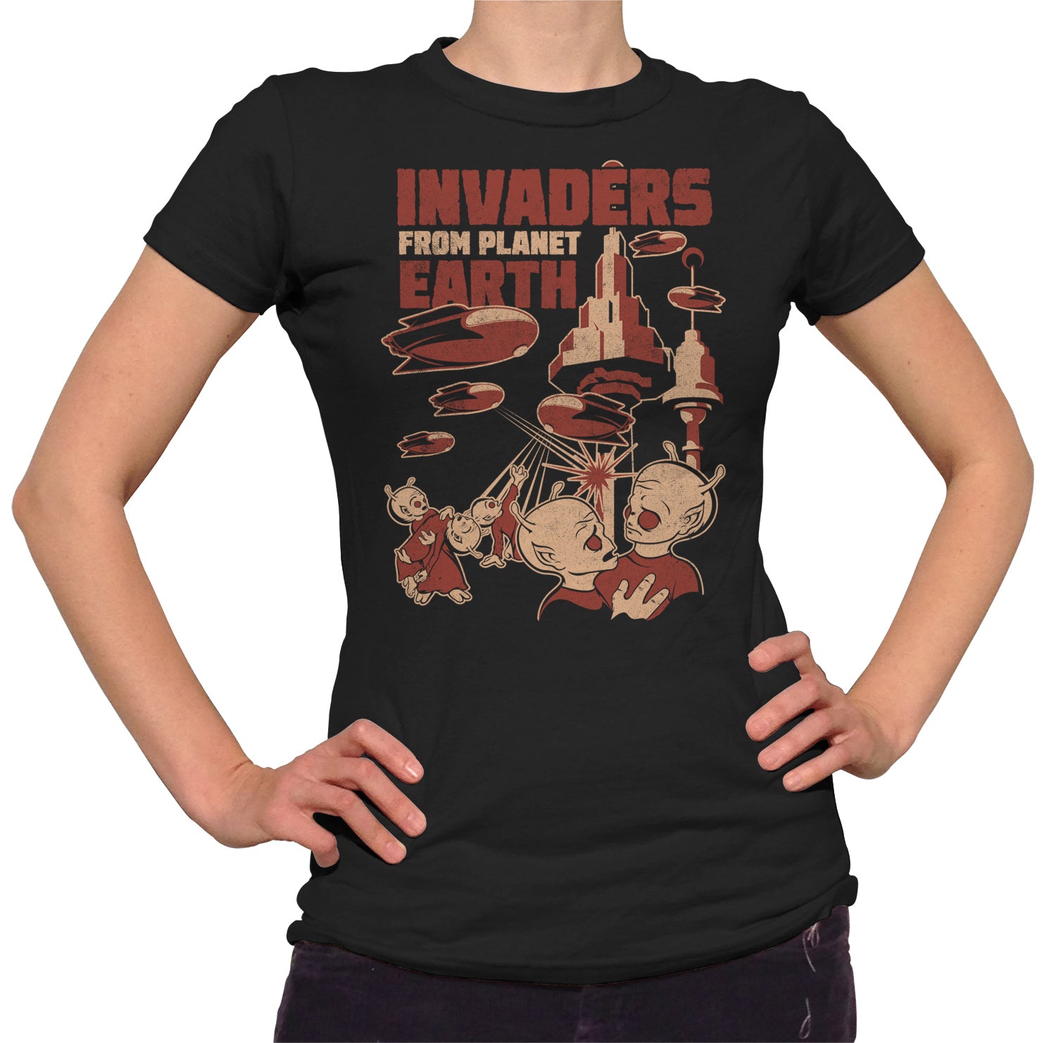 Women's Invaders From Earth T-Shirt - By Ex-Boyfriend