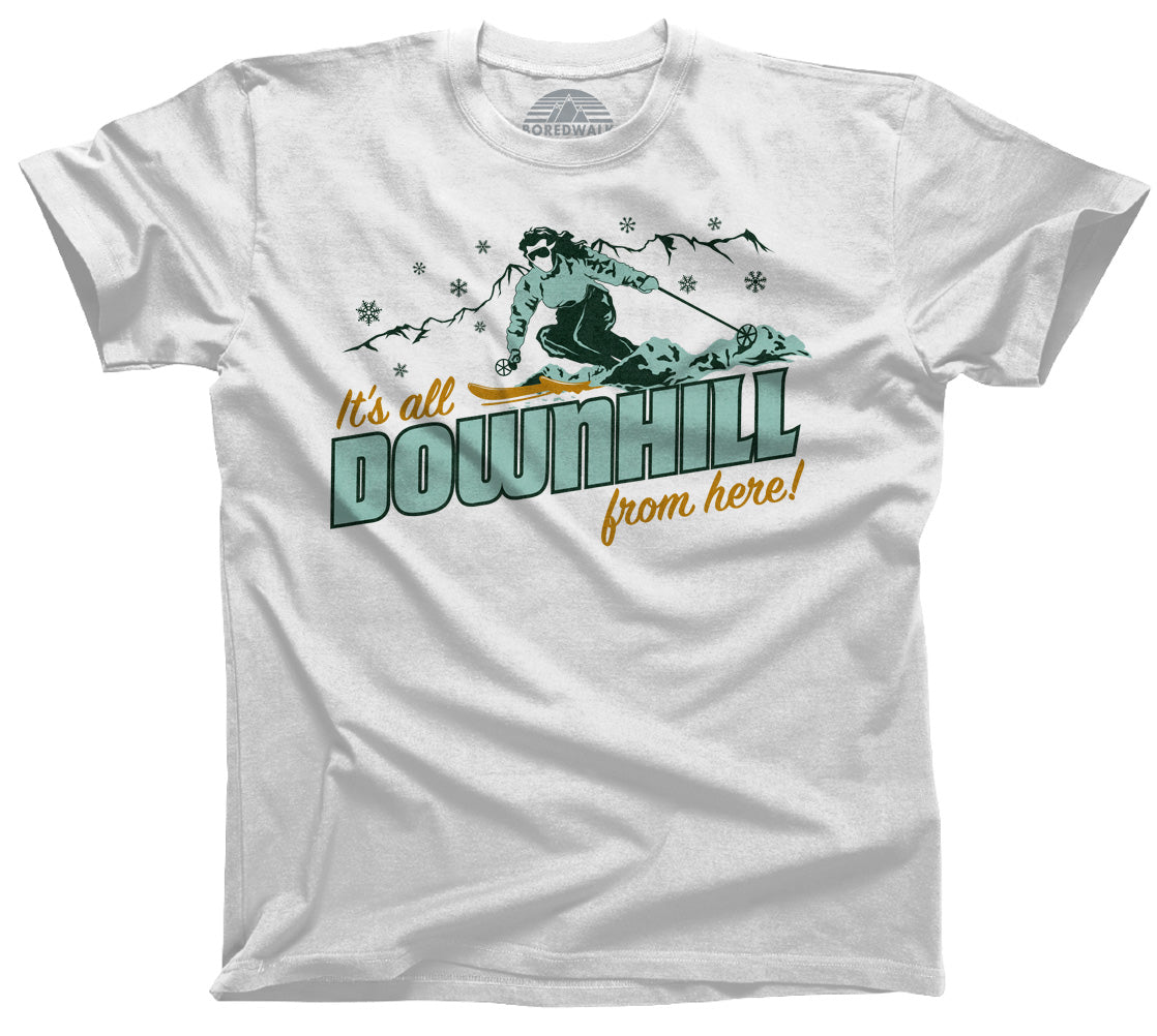 Men's It's All Downhill From Here T-Shirt